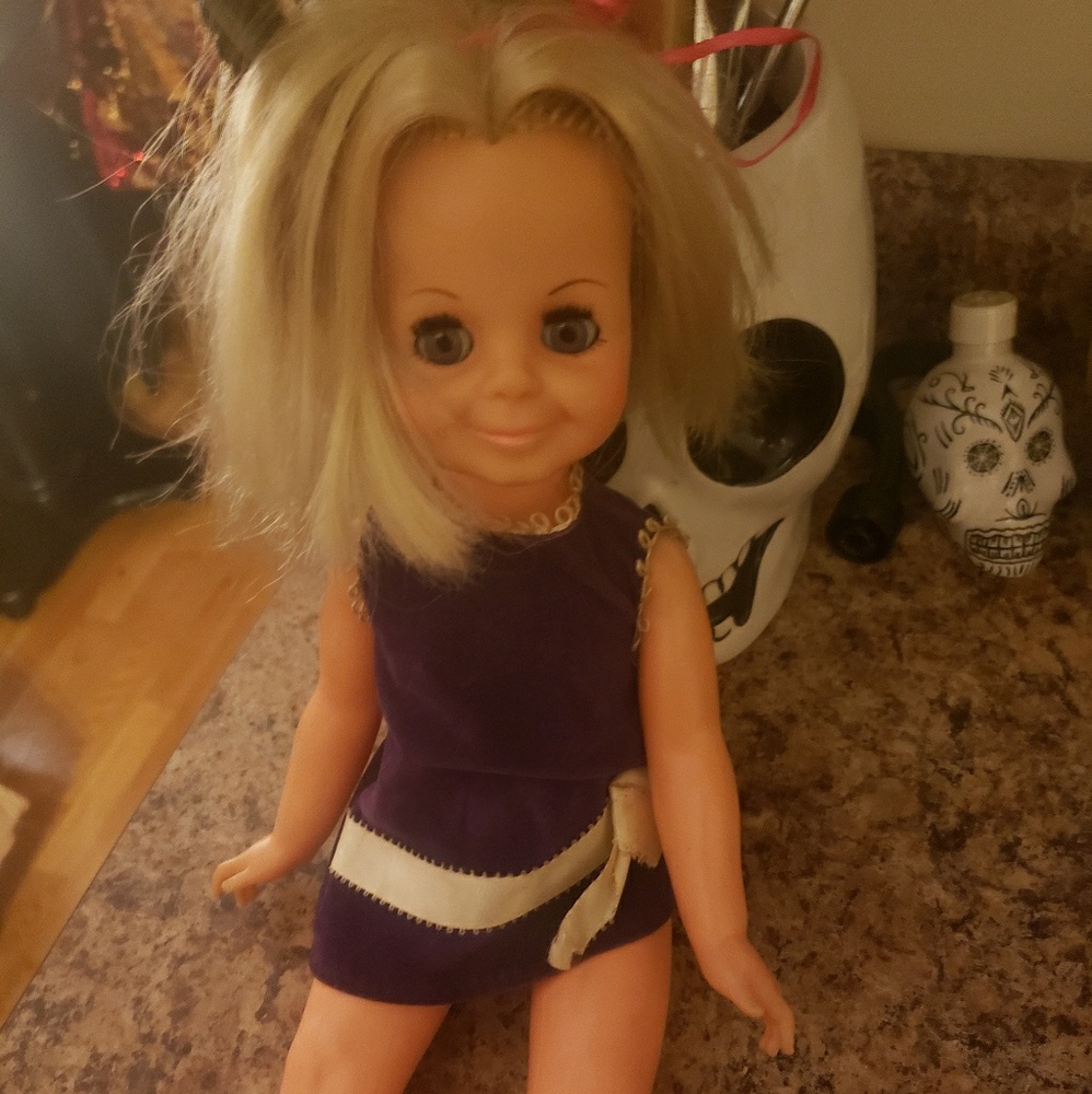 Ideal doll, velvet
